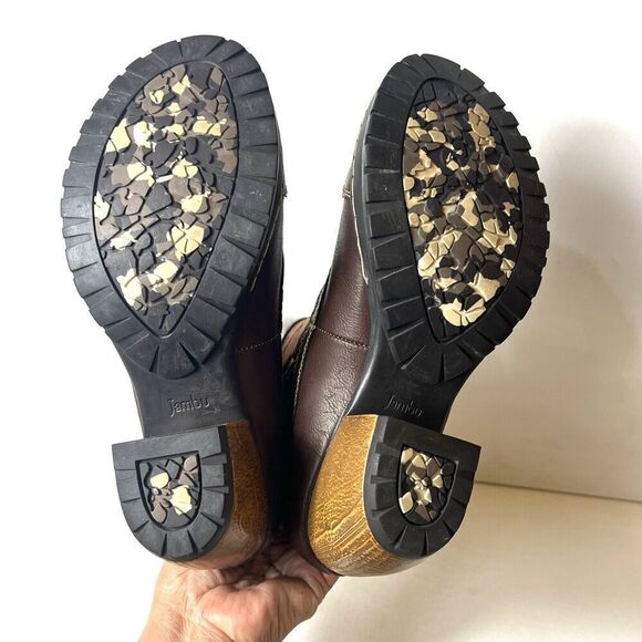 Jambu Mid Calf Boots Quilted Womens 9M Brown Vegan/Textile Zip Up Comfort Casual - Picture 9 of 11